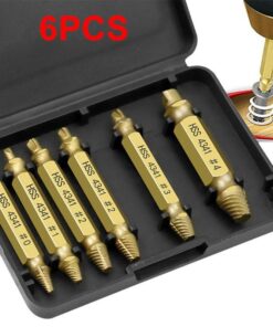 Juego de extractor de tornillos dañados