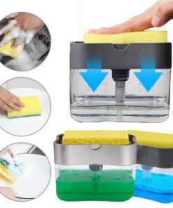 Dispensador de jabón 2 en 1 para cocina