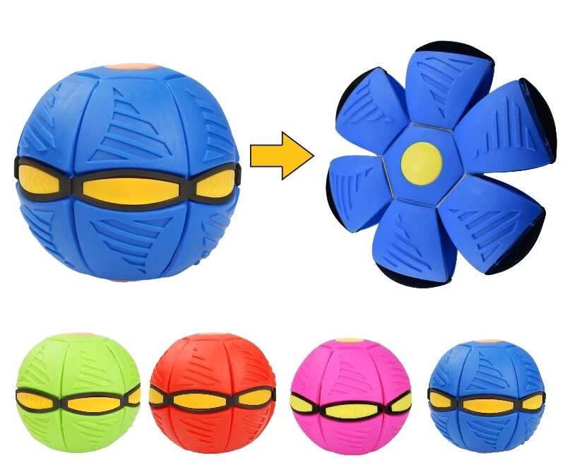 pet toy flying saucer ball