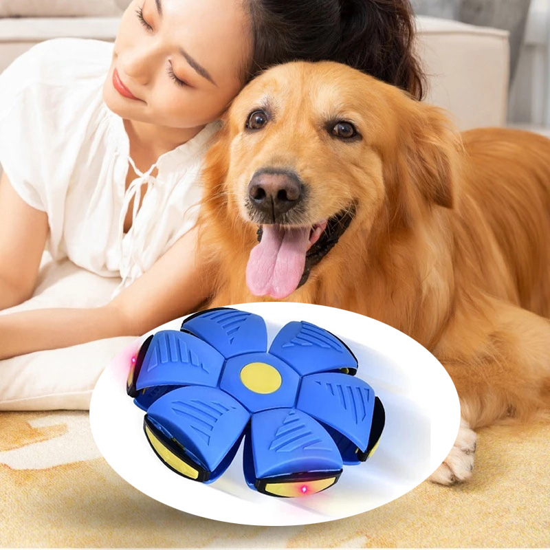 pet toy flying saucer ball