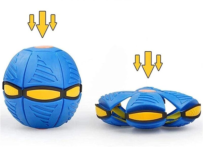 pet toy flying saucer ball